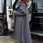 Palton Oversize - Grey Stripes