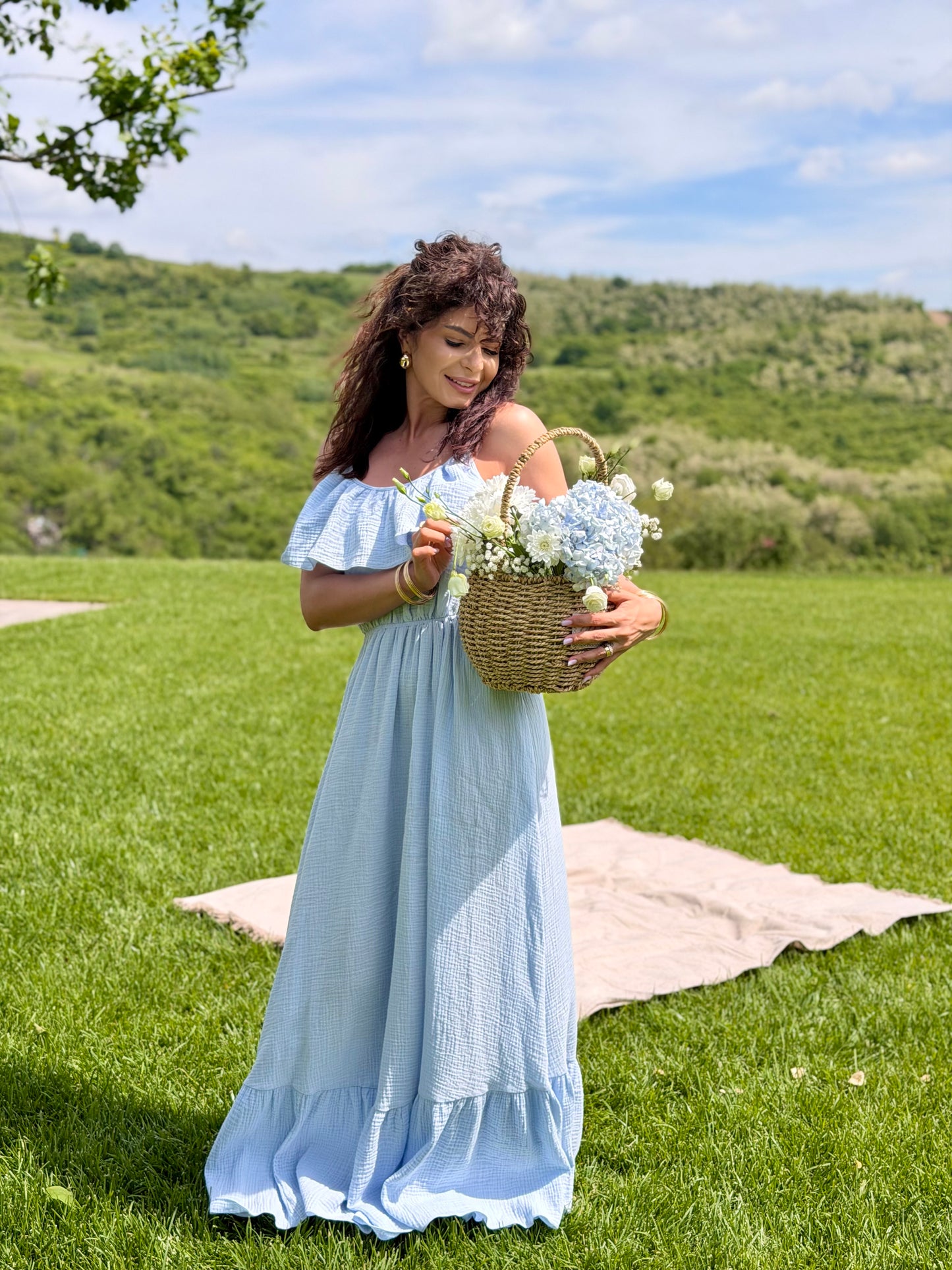 Rochie Rozalia - Baby Blue