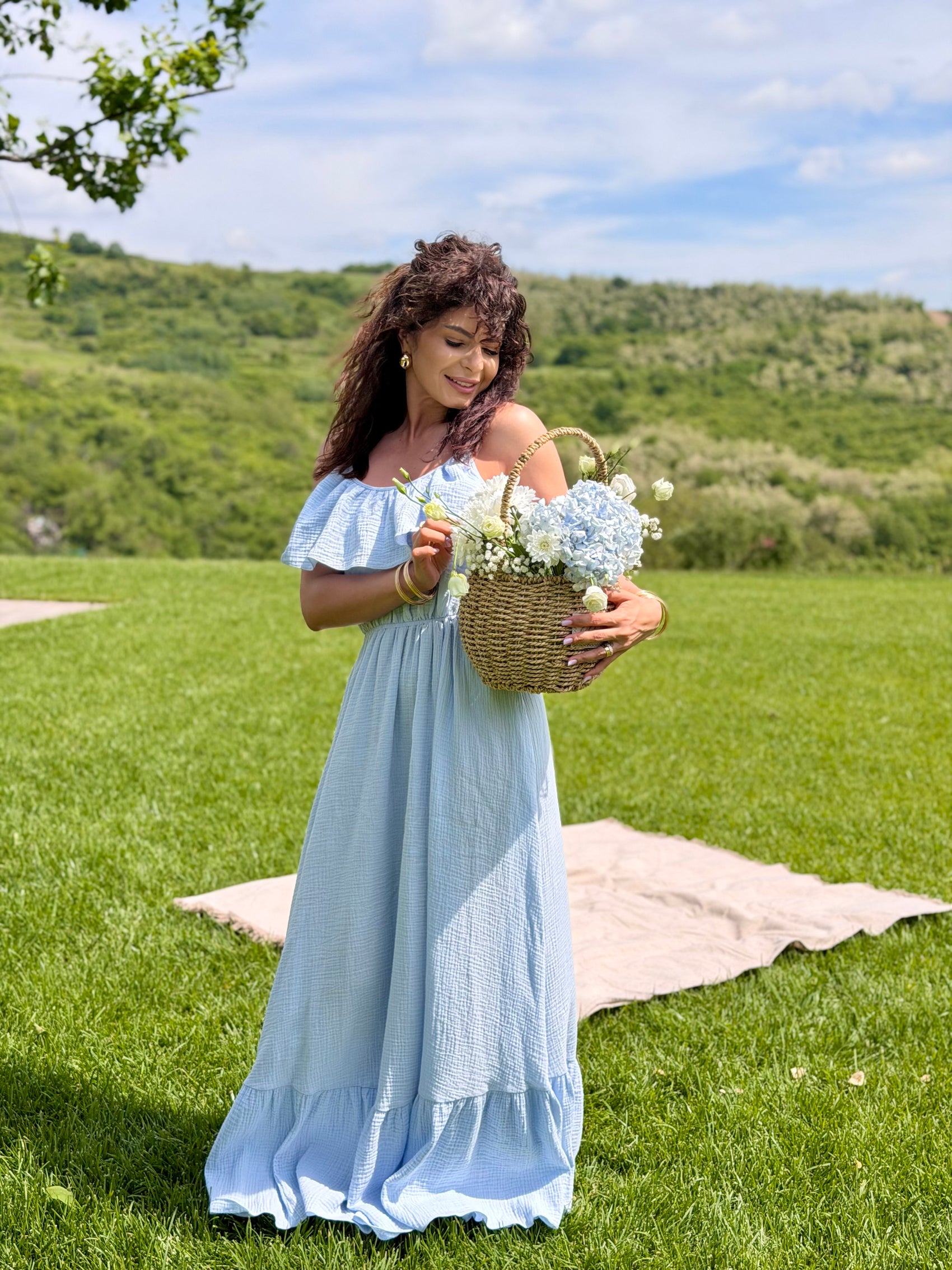 Rochie Rozalia - Baby Blue