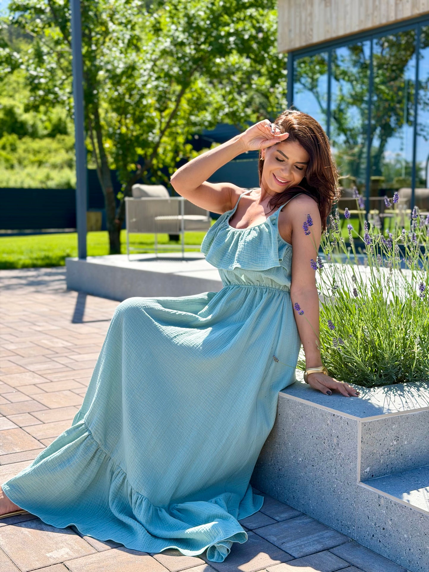 Rochie Rozalia - Sage