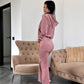 Costum SASHA - Roz pudra
