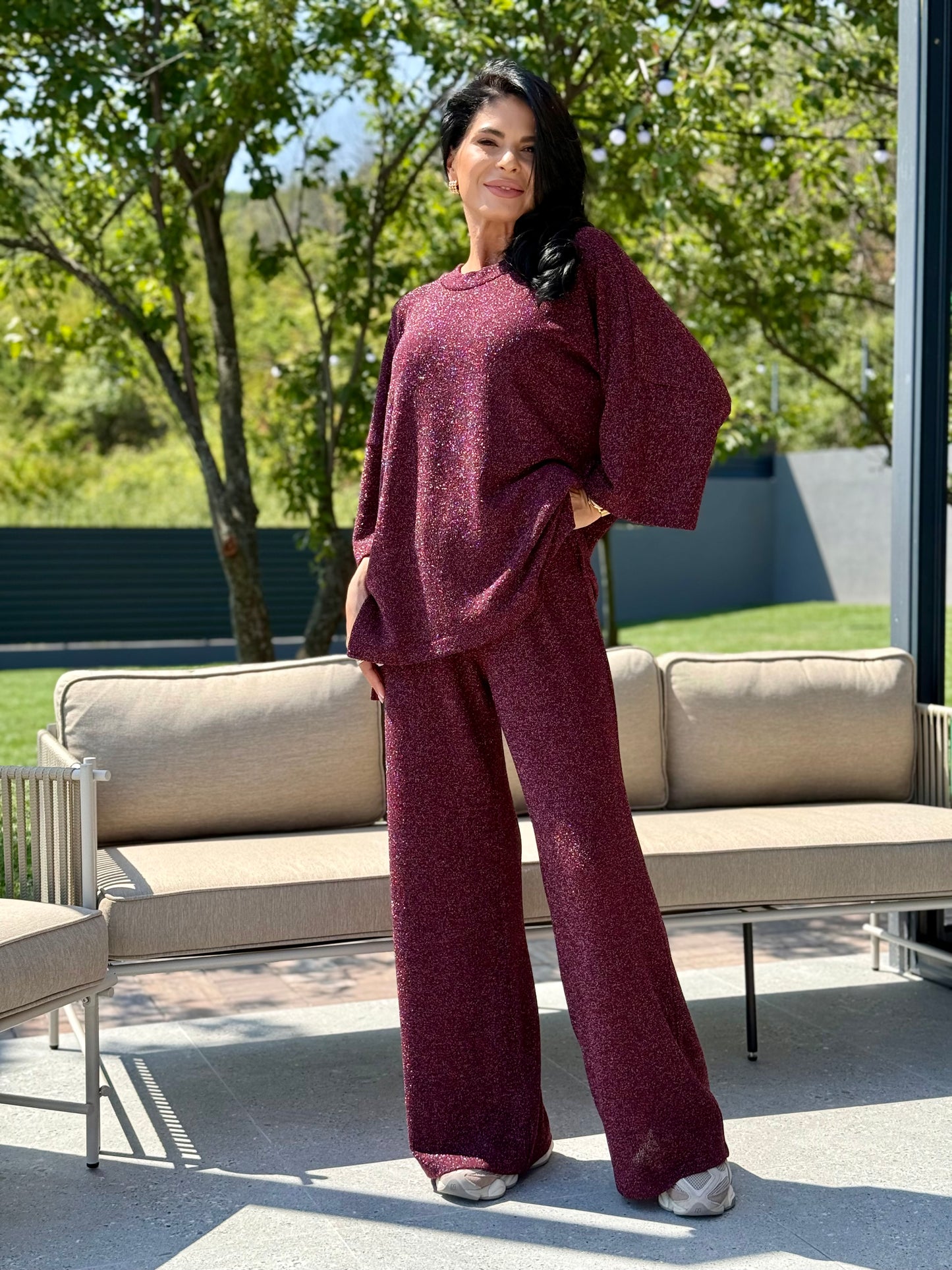 Costum Dahlia - Burgundy