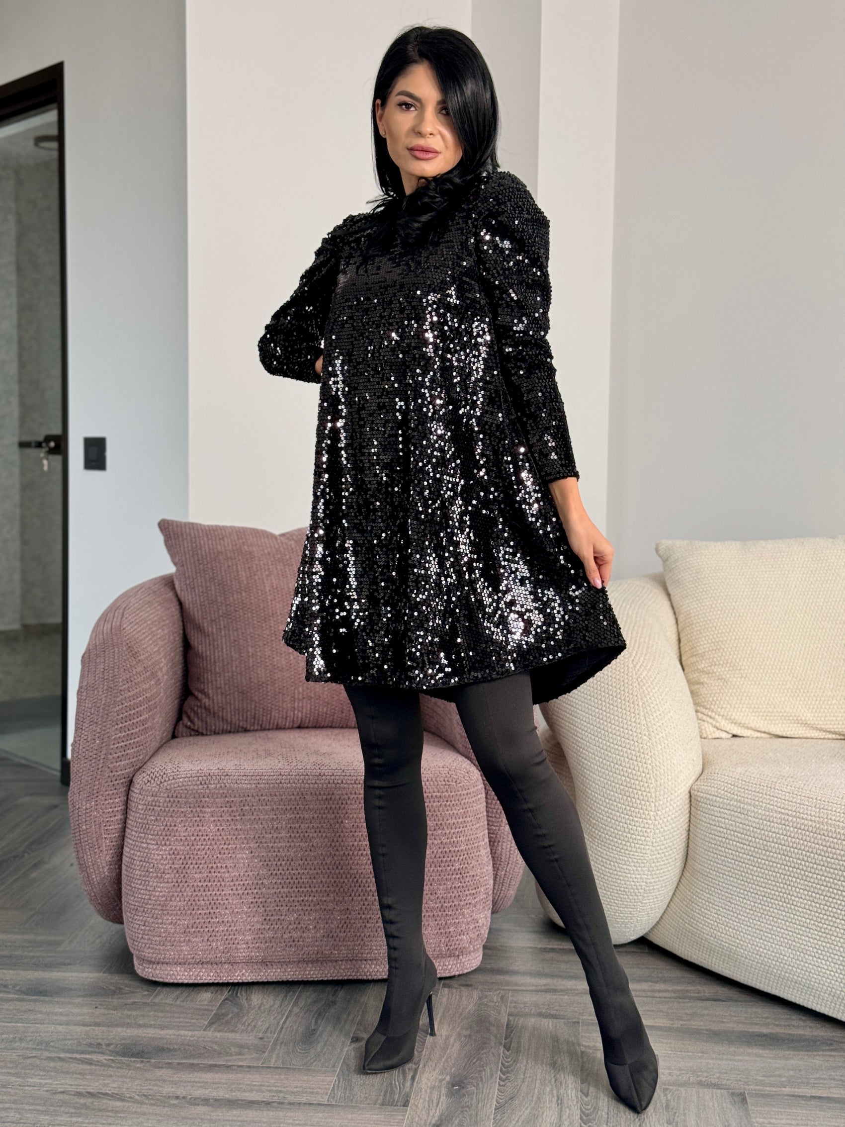 Rochie Shaquira - Negru