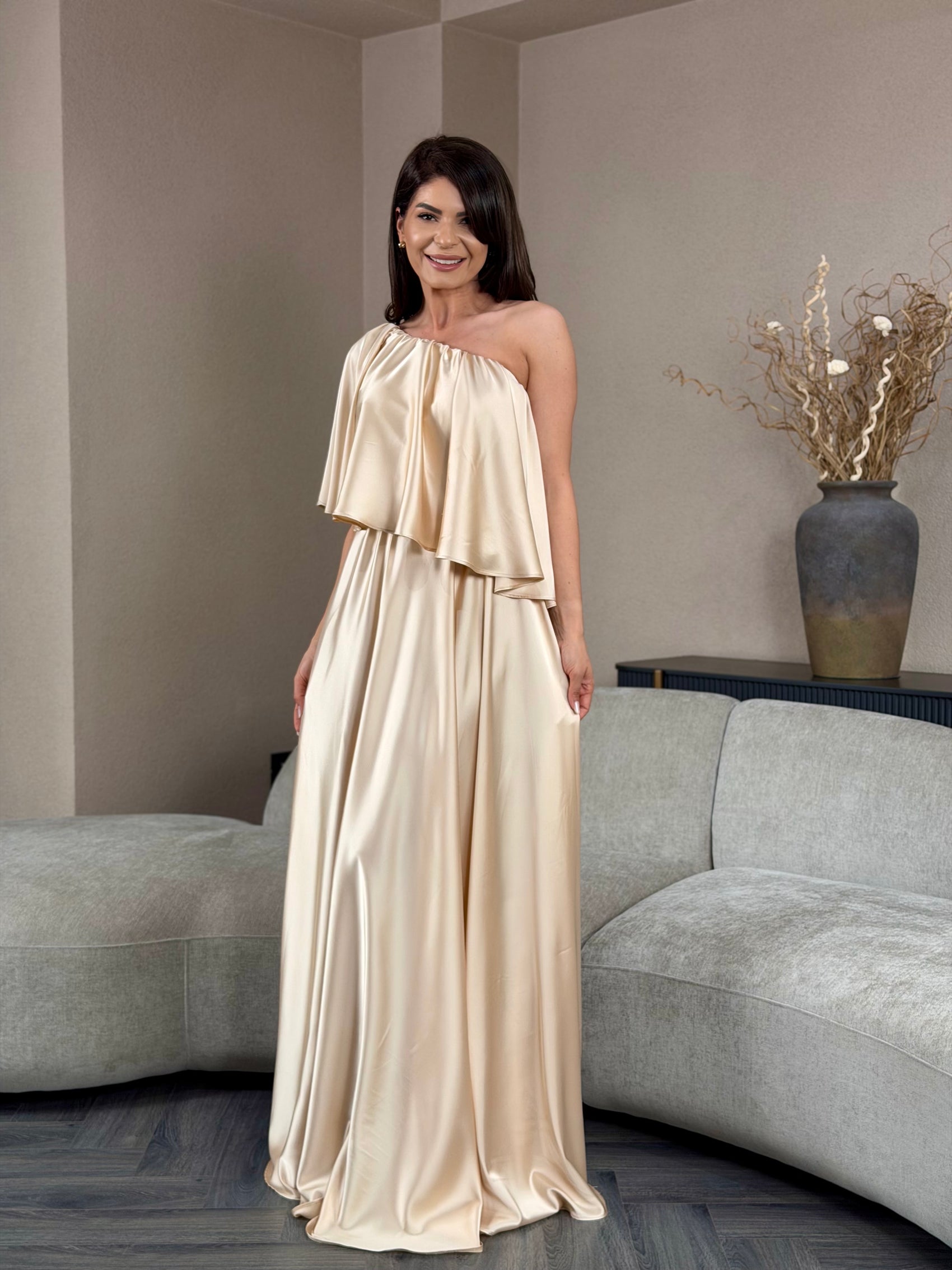 Rochie Karissa - Golden Nude