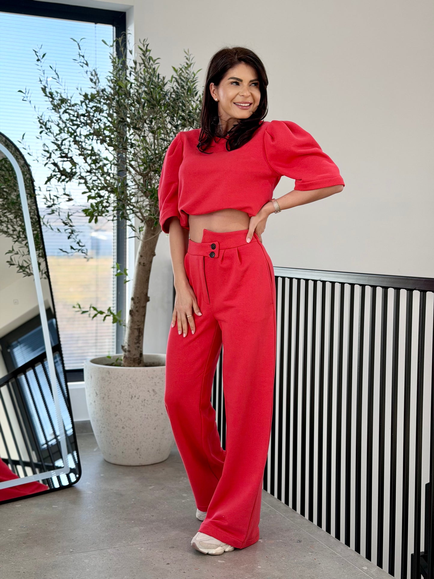 Trening Gray - Sunset Coral