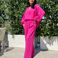 Set Muselina Samara - Fucsia