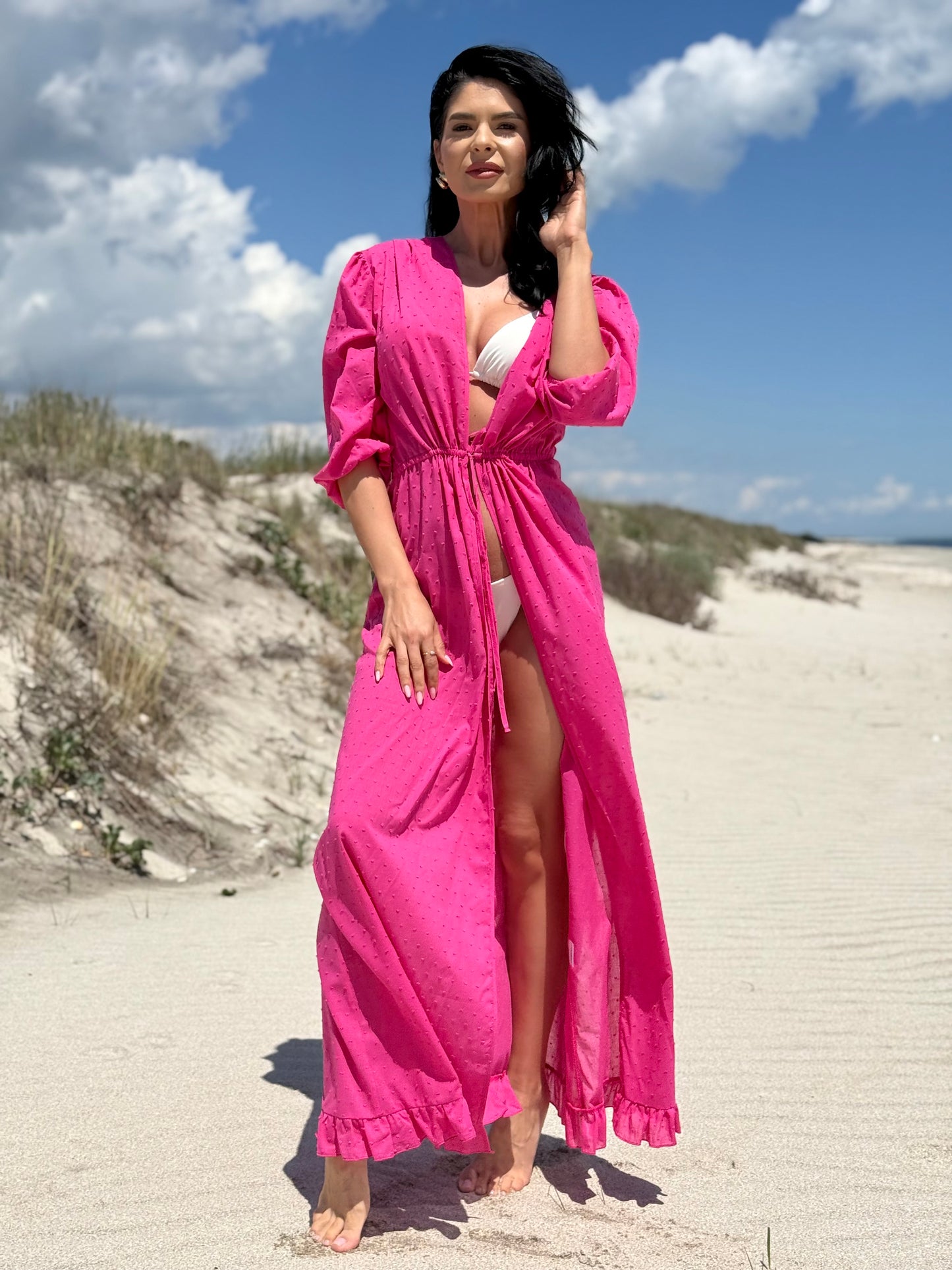 Rochie de Plaja Azure - Fucsia