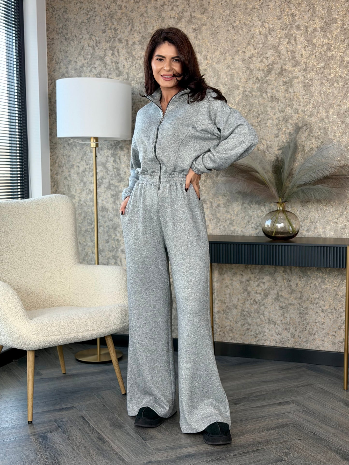 Salopeta Catti - Gray Glitter