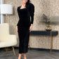 Rochie Florence - Black Velvet