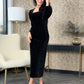 Rochie Florence - Black Velvet