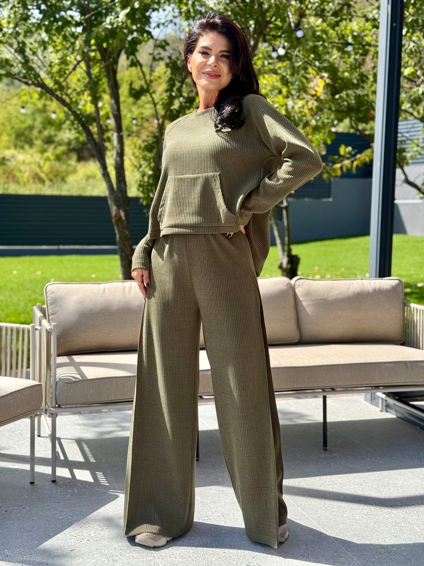 Set Reiat Yoana - Kaki