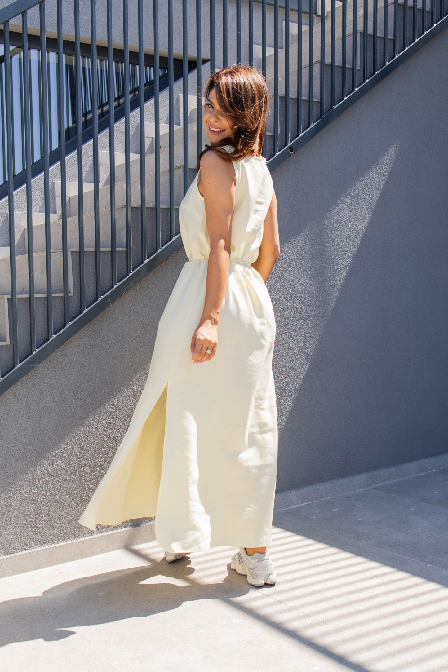 Rochie Adella - Galben Pai