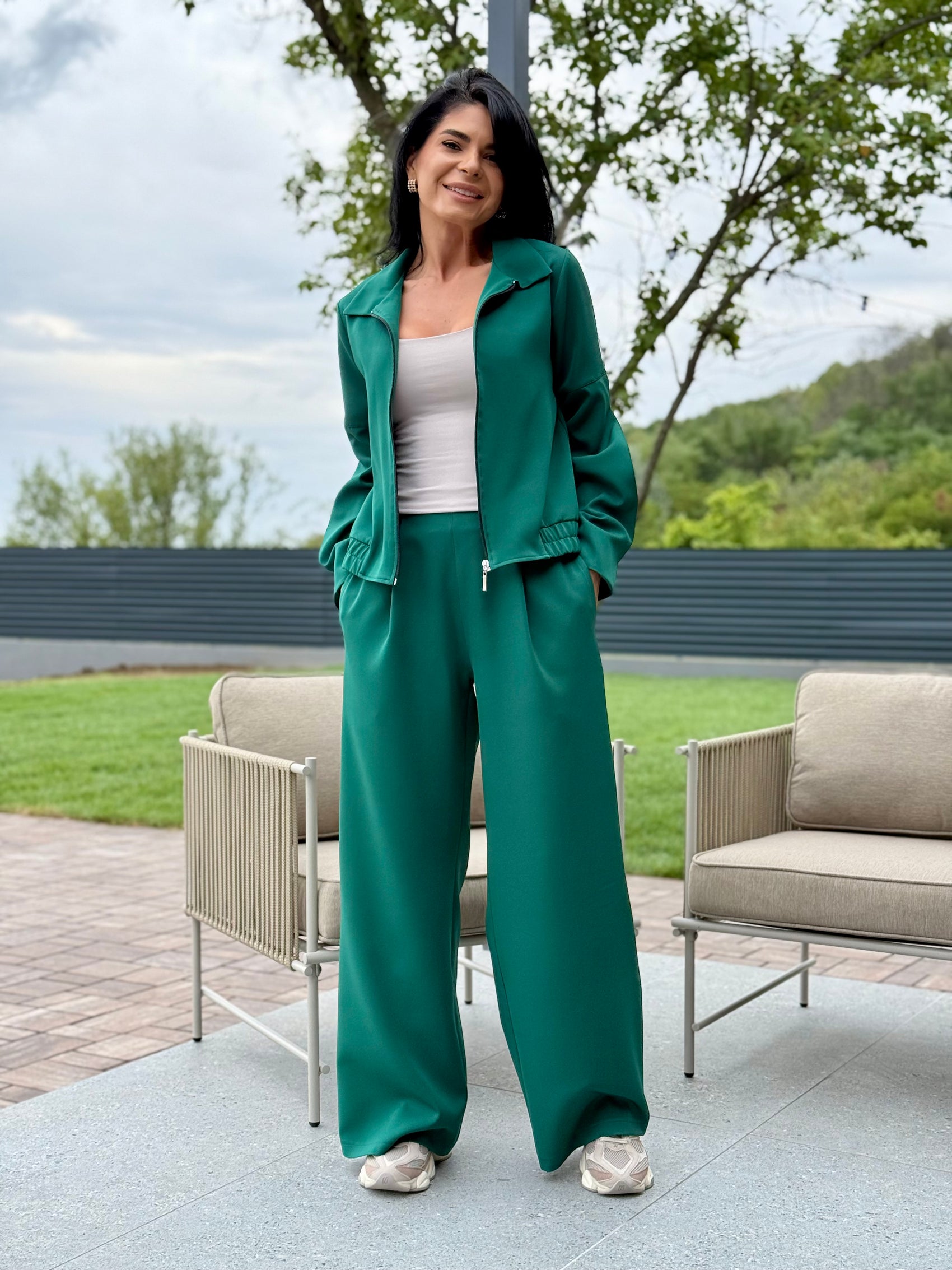 Costum Celena - Verde Inchis