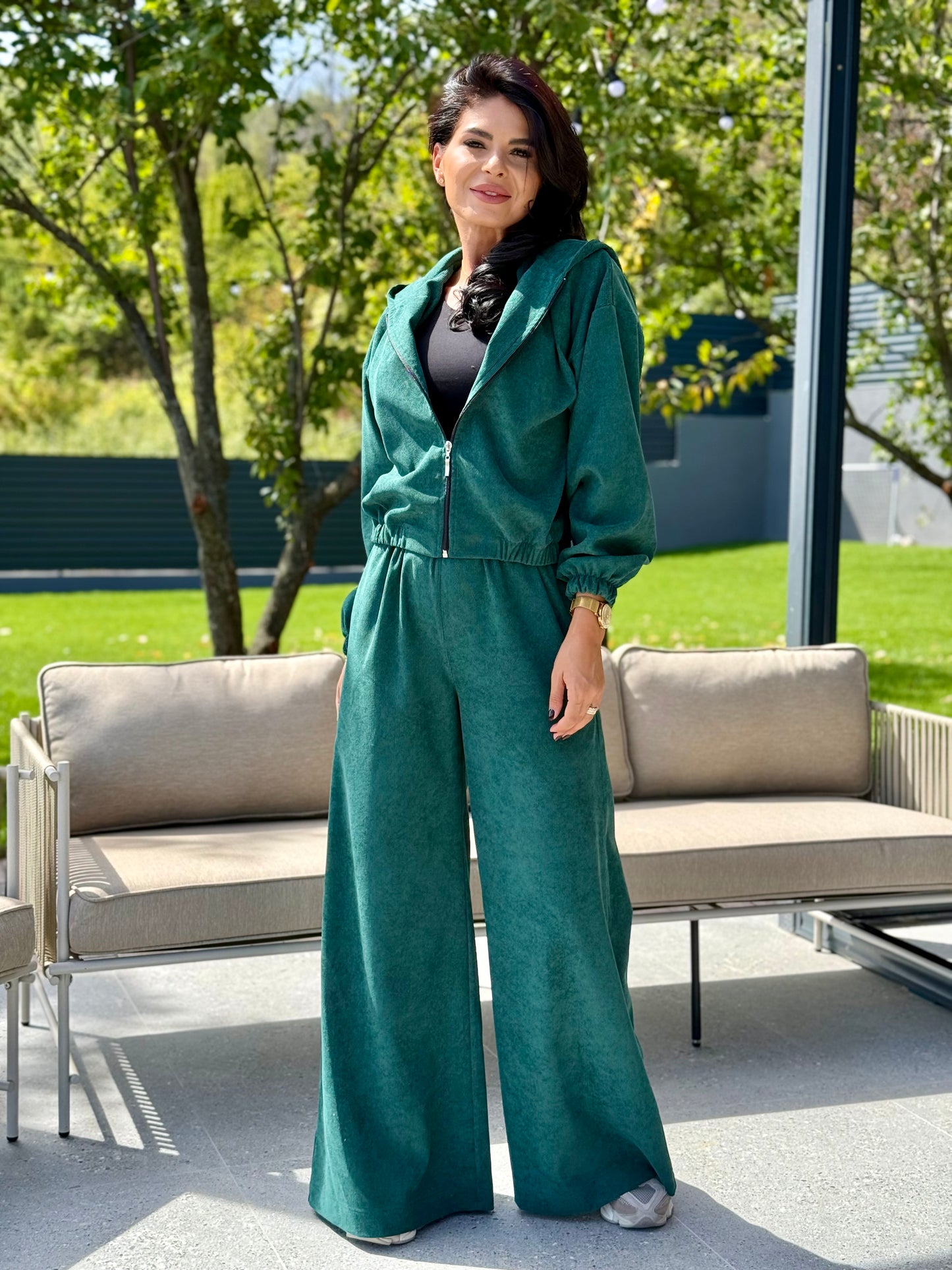 Costum Misha - Verde Smarald