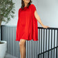 Rochie Bellagio - Coral Red