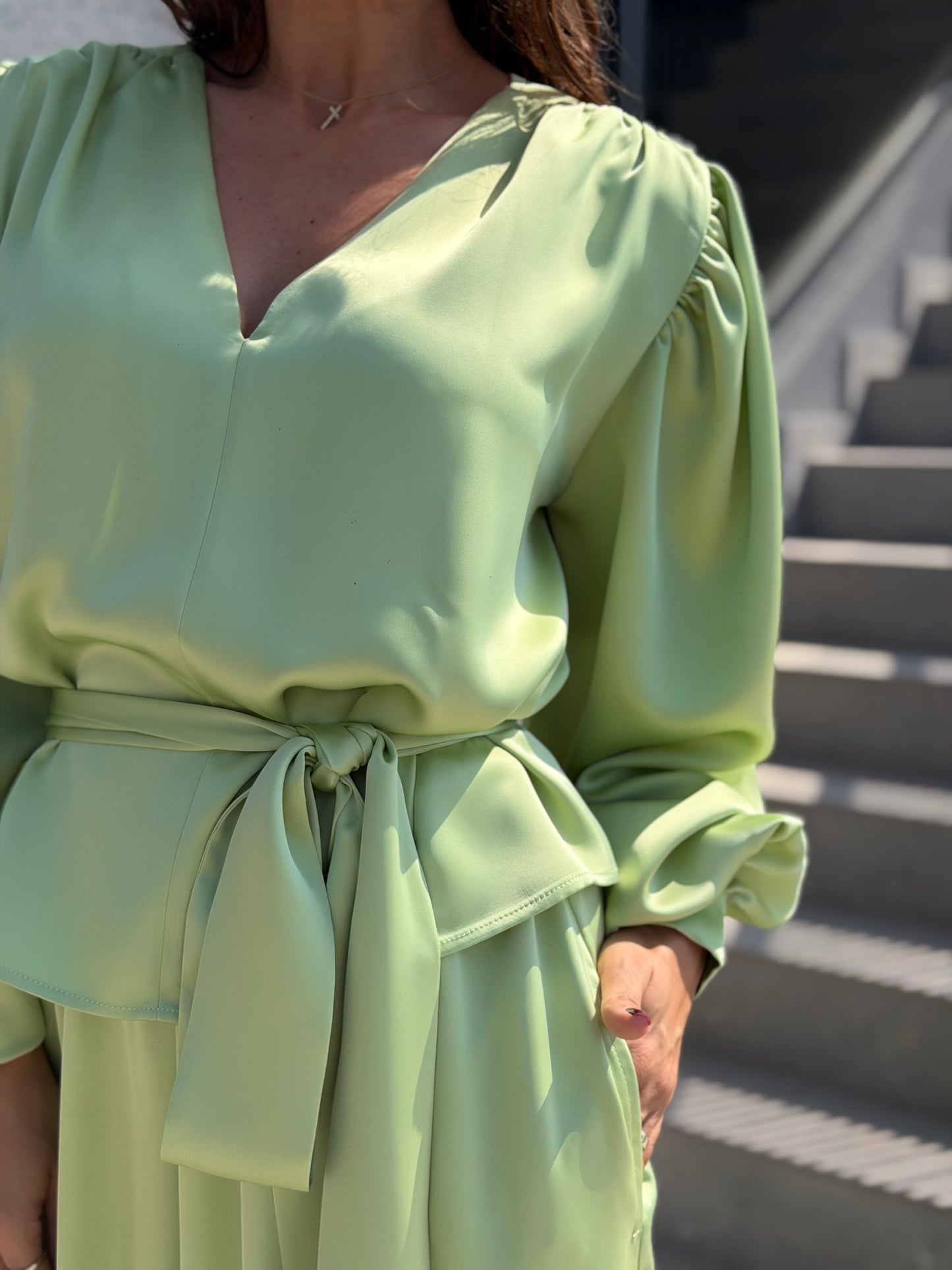 Costum Perla - Soft Pistachio
