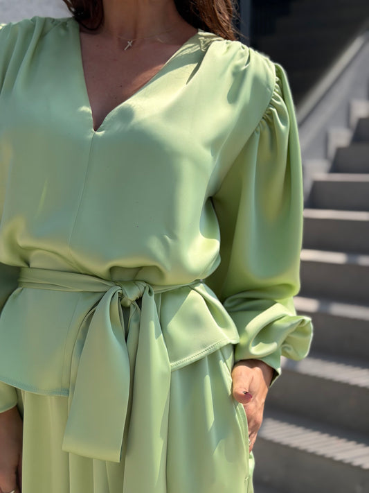 Costum Perla - Soft Pistachio