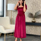 Rochie Candy Long - Merlot Shine
