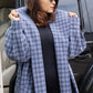 Palton Oversize - Blue Grey