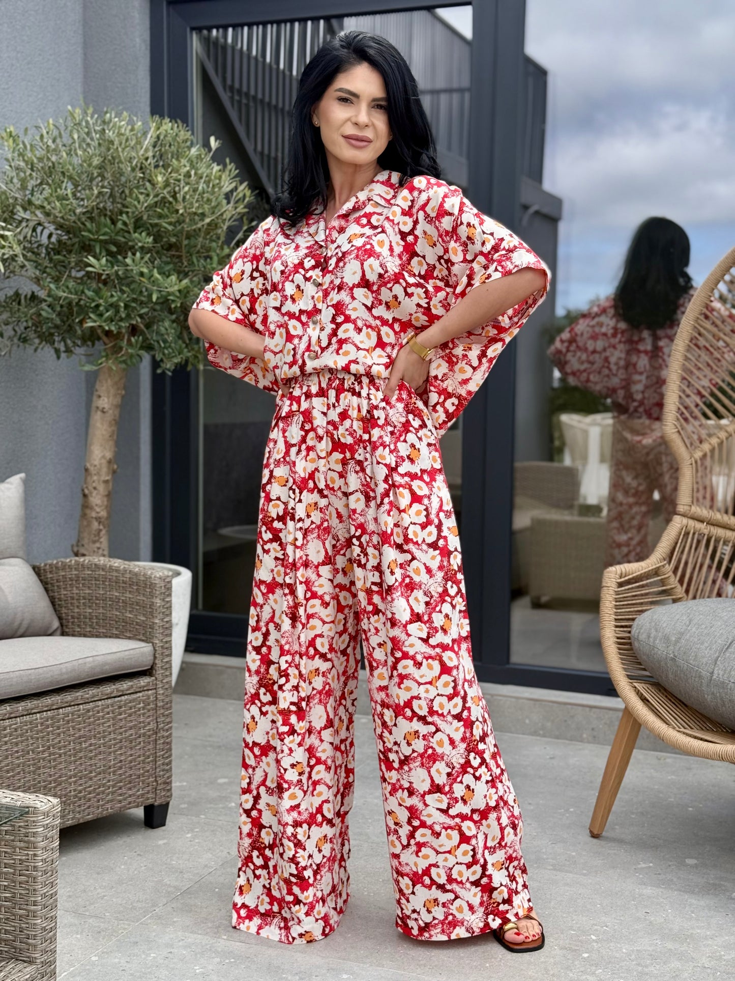 Costum Flower - Red