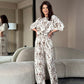 Set Maja - Beige Brush Print