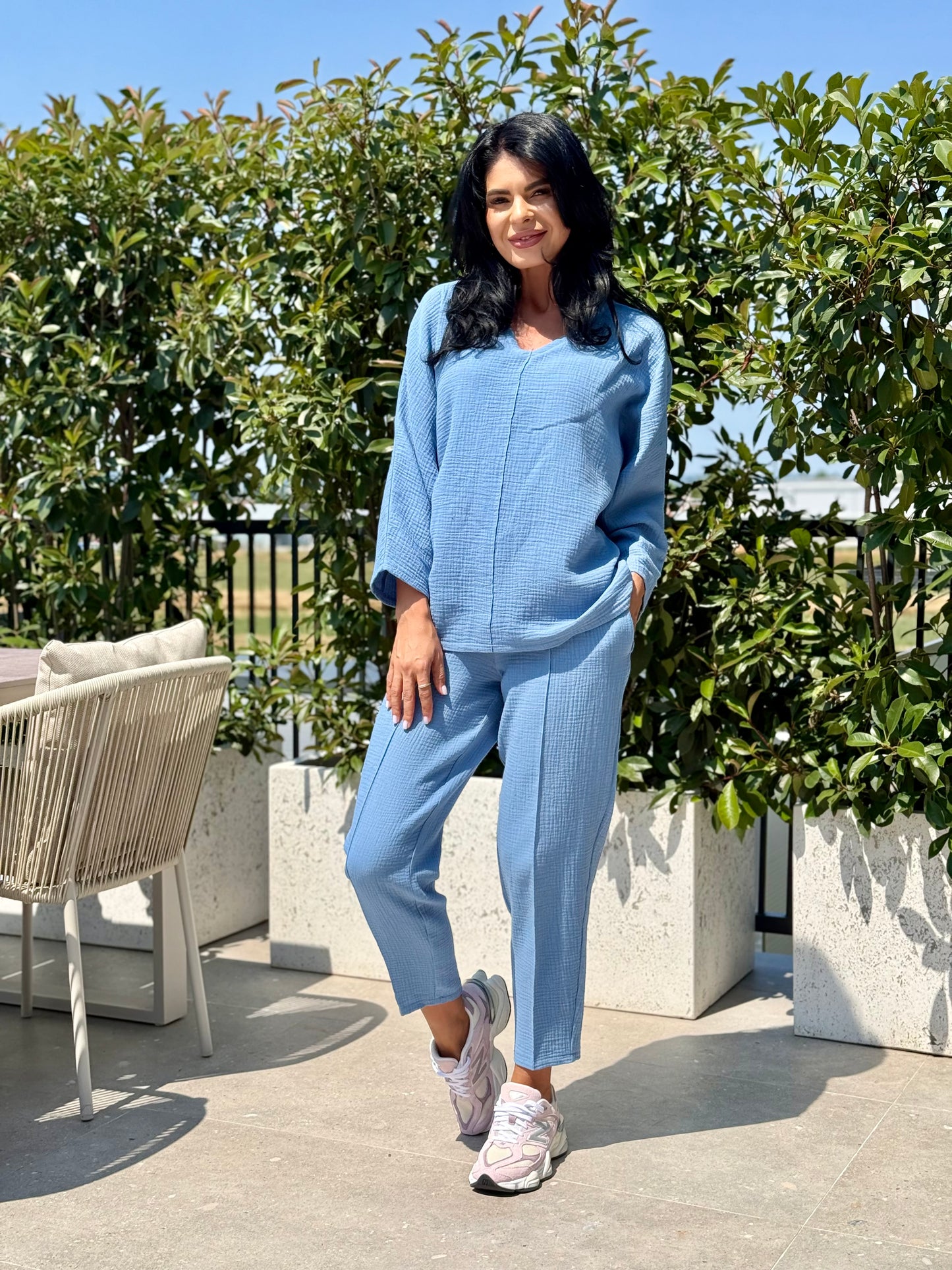 Set Muselina Vera - Dark Blue