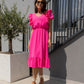 Rochie Serena - Fucsia