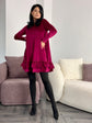 Rochie Alima - Bordo