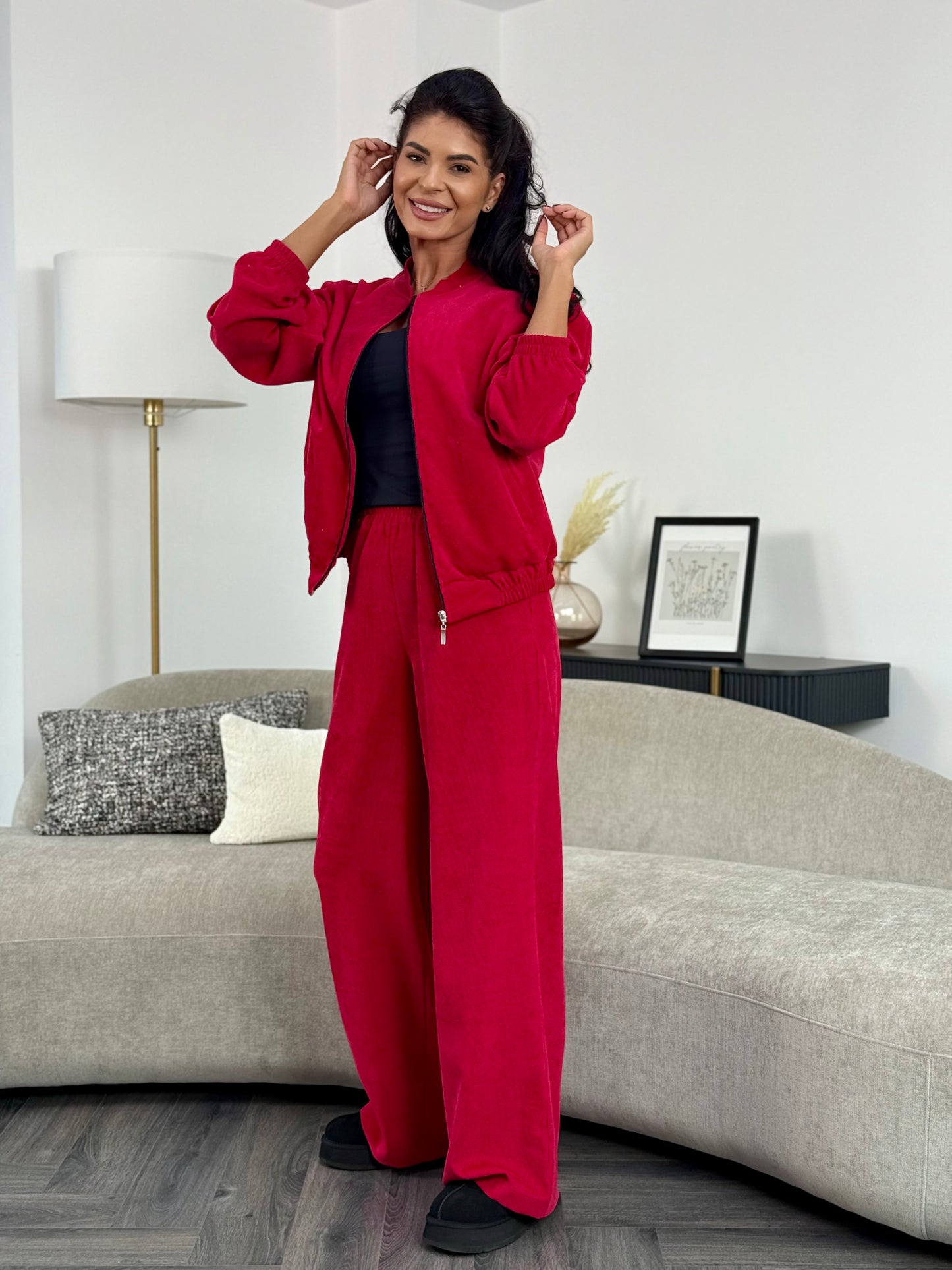 Costum Vienna - Rosu Zmeura