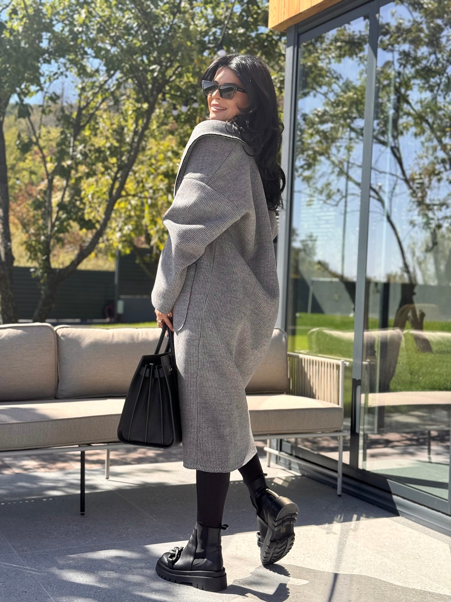 Palton Milanno - Medium Gray
