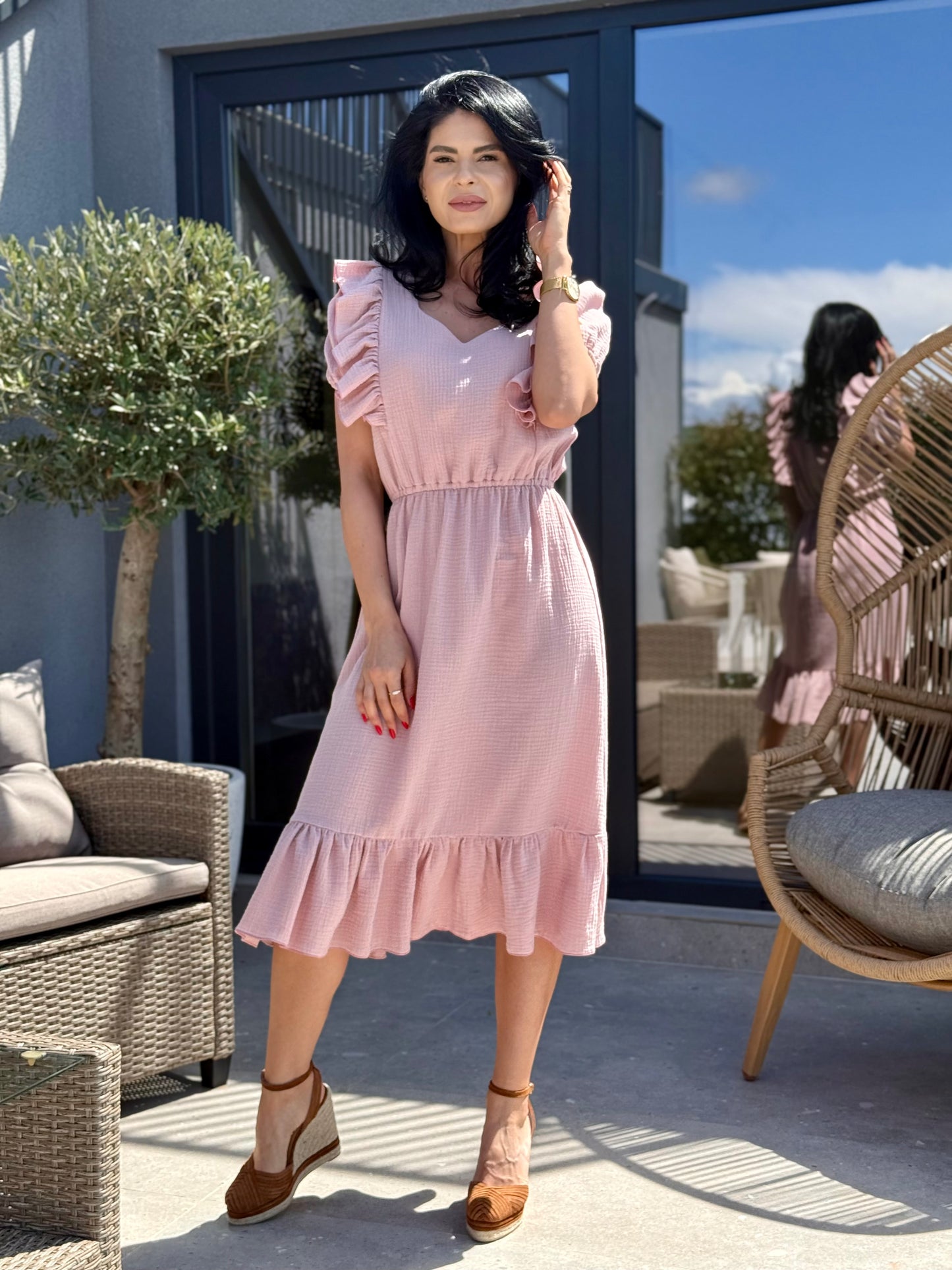 Rochie Serena - Roz Pudra