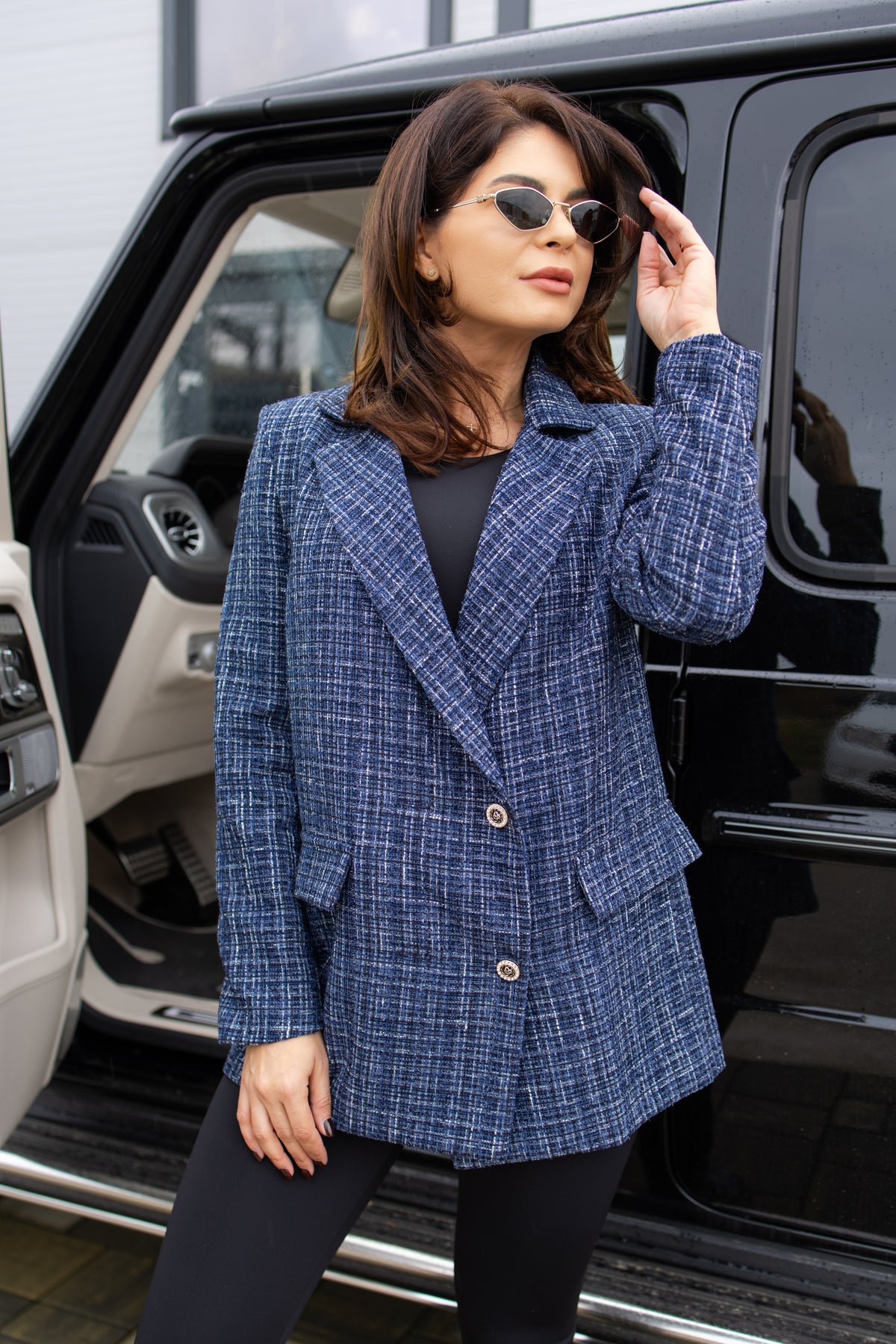 Sacou Iness - Navy