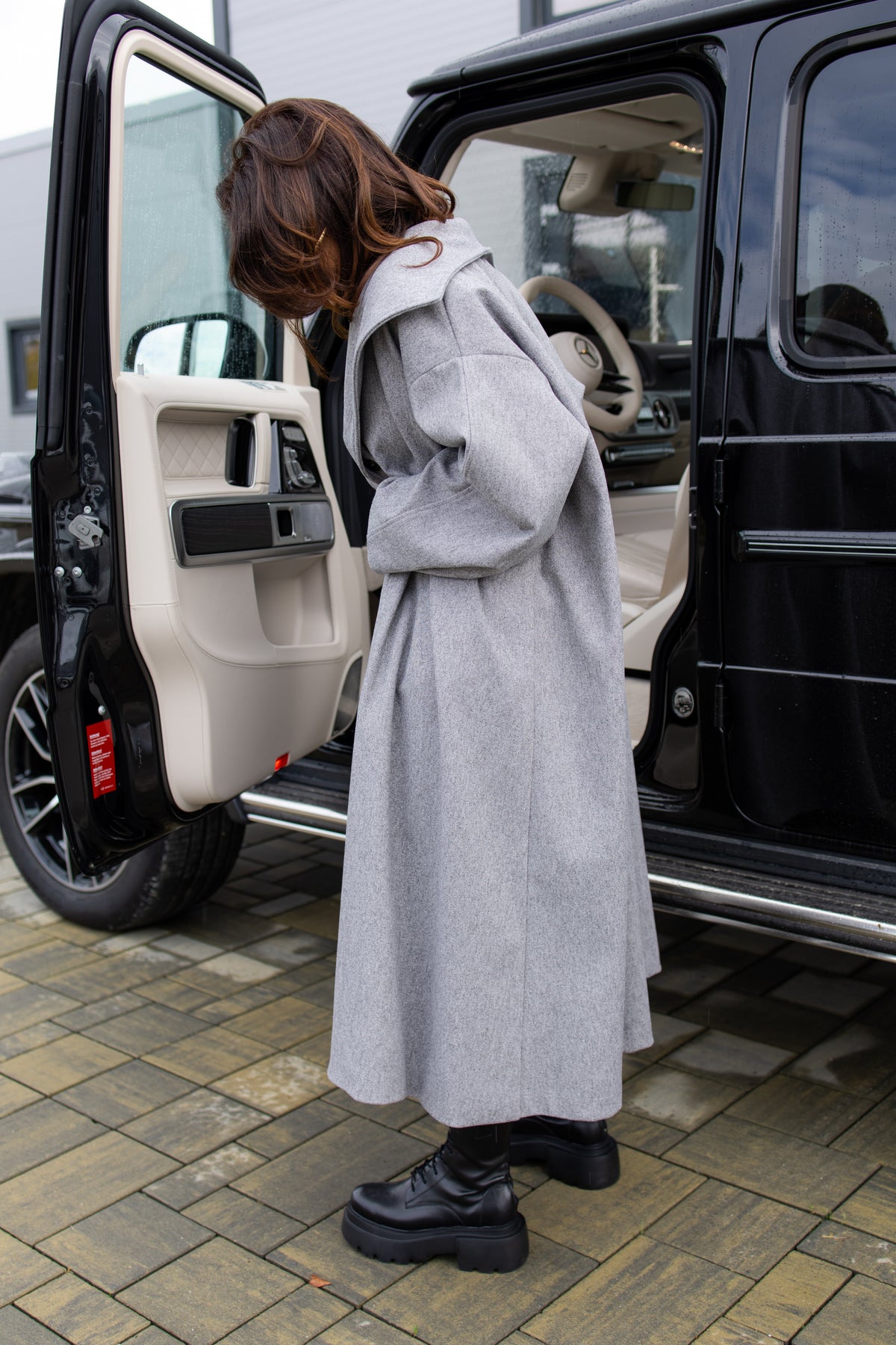 Palton Oversize - Stone Gray
