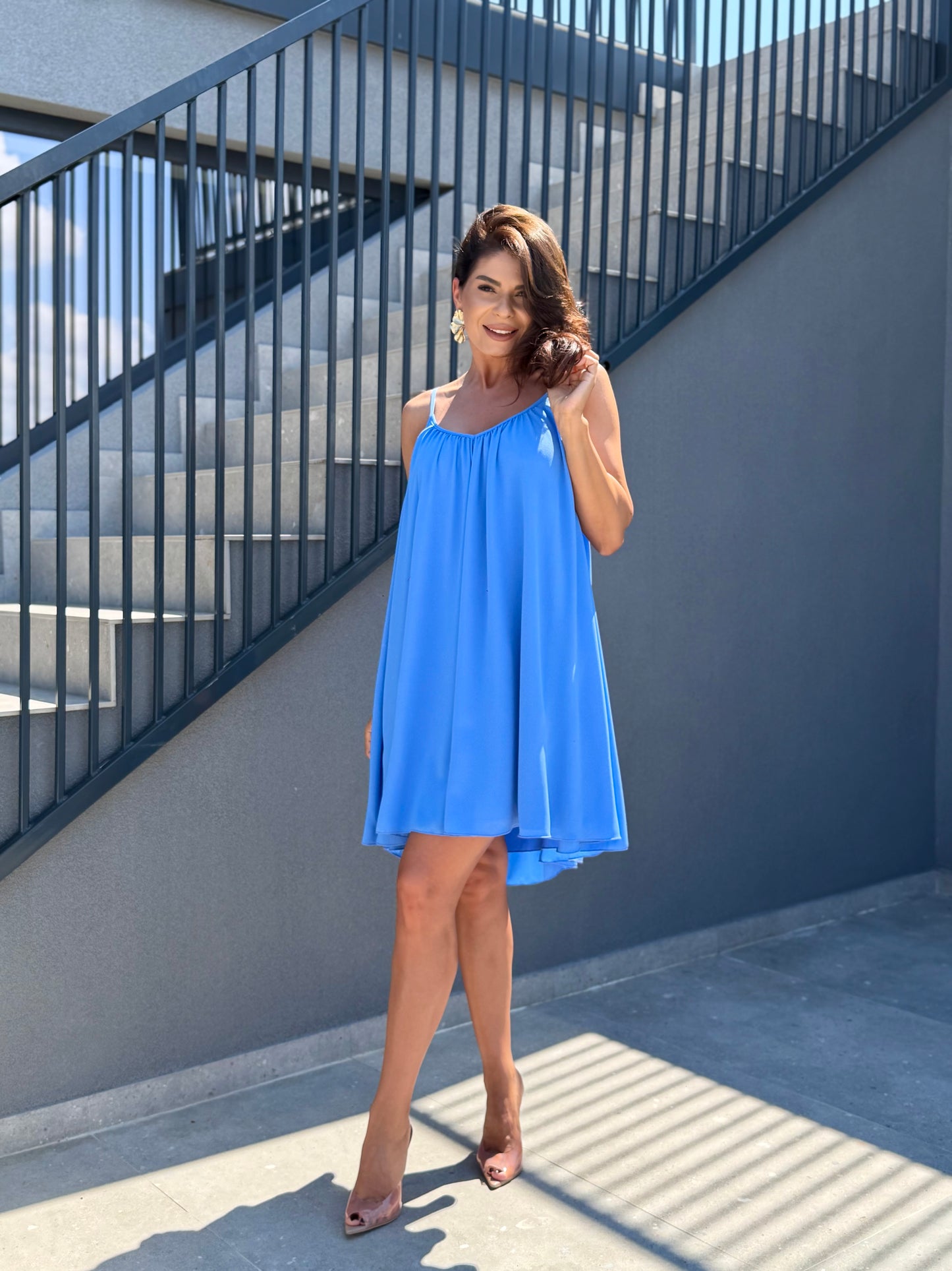 Rochie Voille - Azure