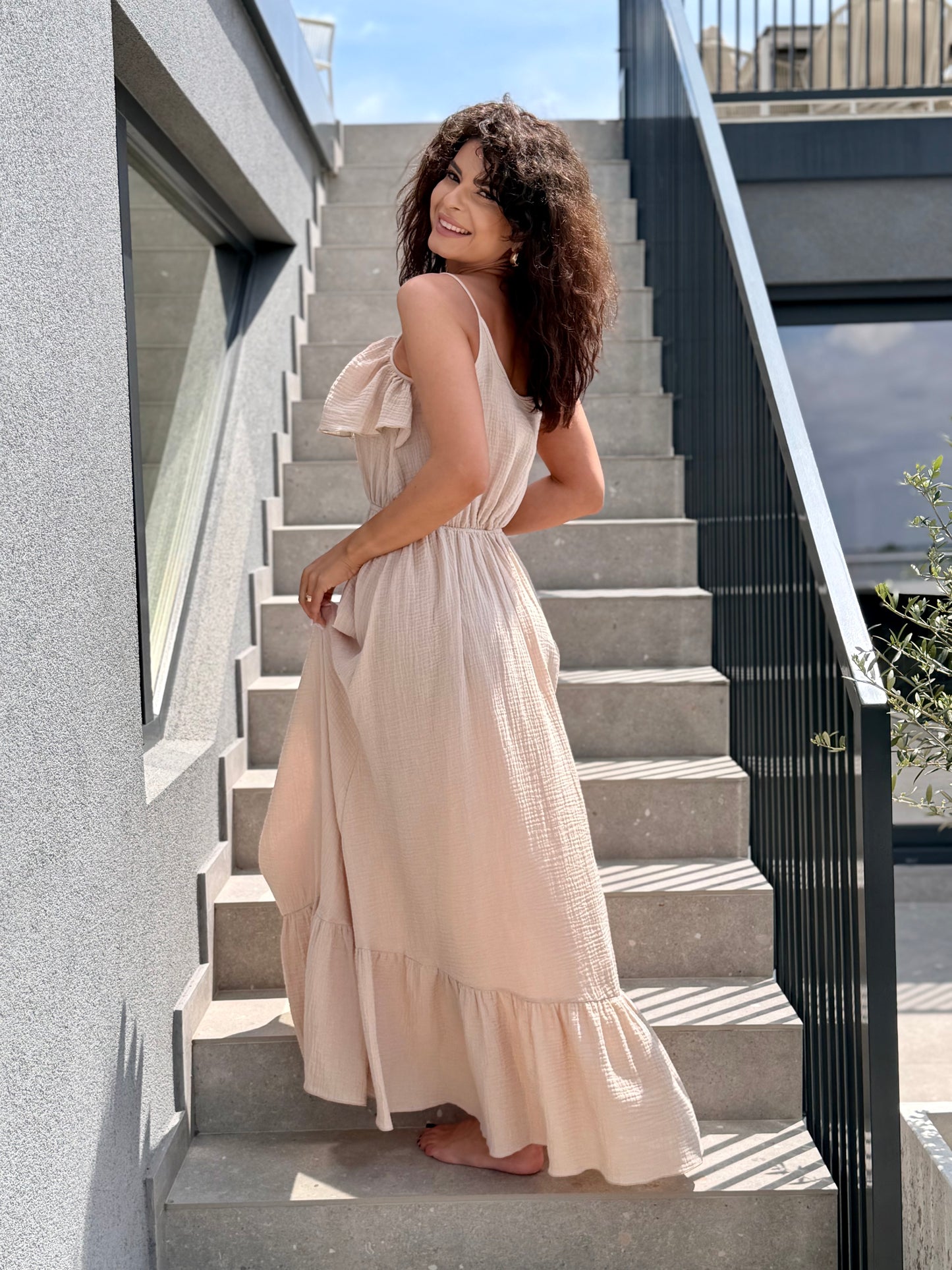 Rochie Rozalia - Beige