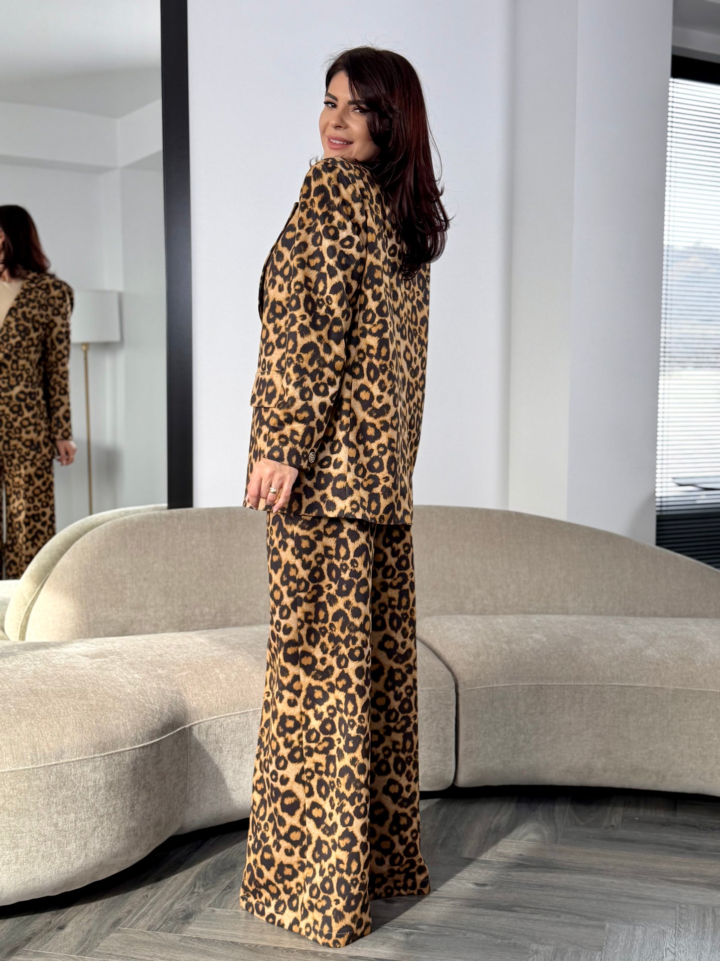 Costum Elizabeth Print - Leopard