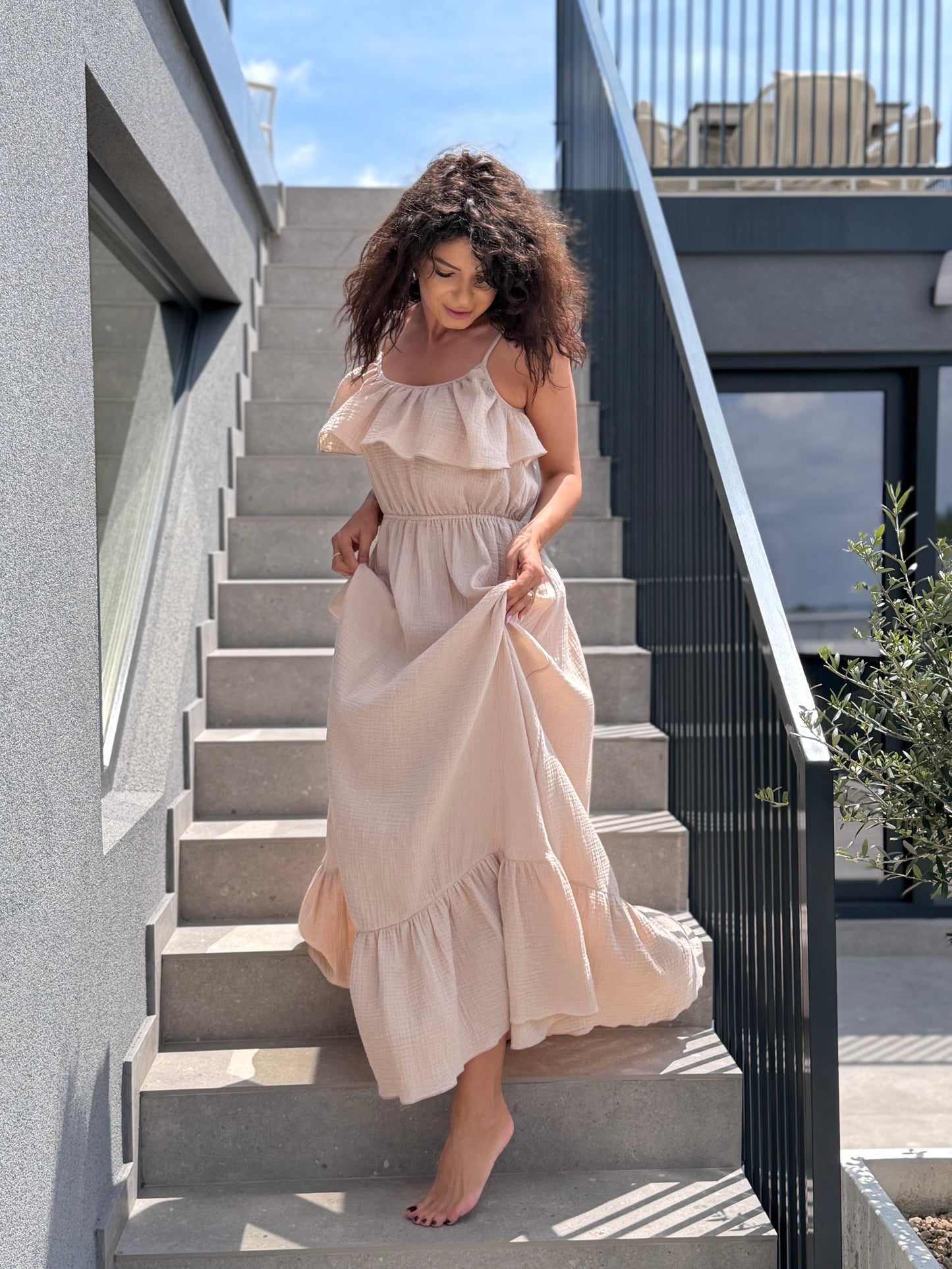 Rochie Rozalia - Beige