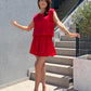 Costum Nadine - Coral Red
