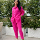 Set Muselina Nika - Fucsia