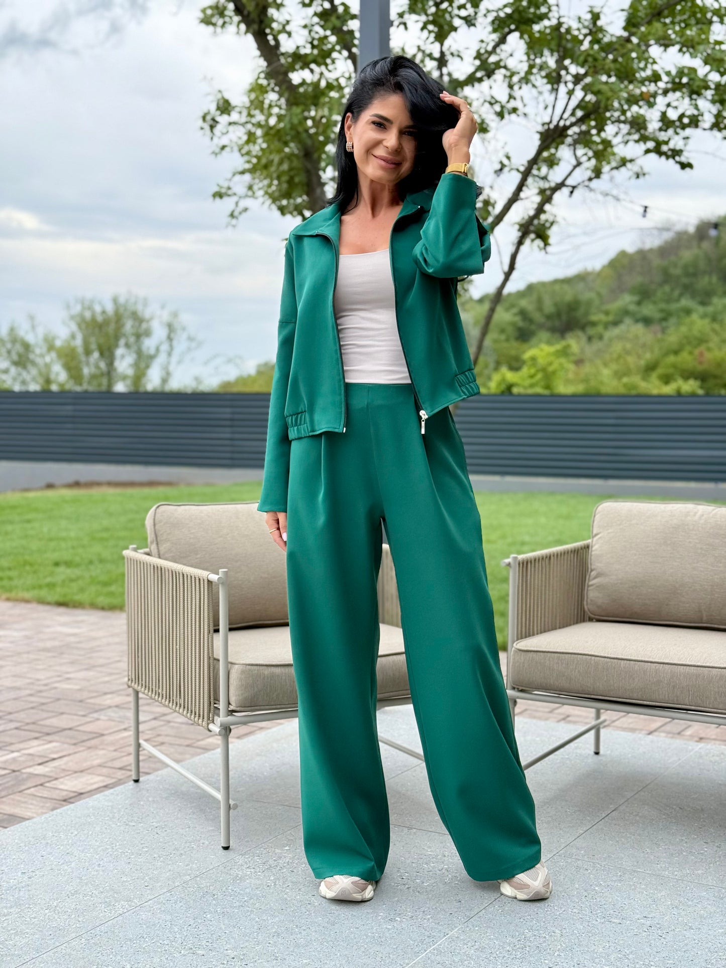 Costum Celena - Verde Inchis