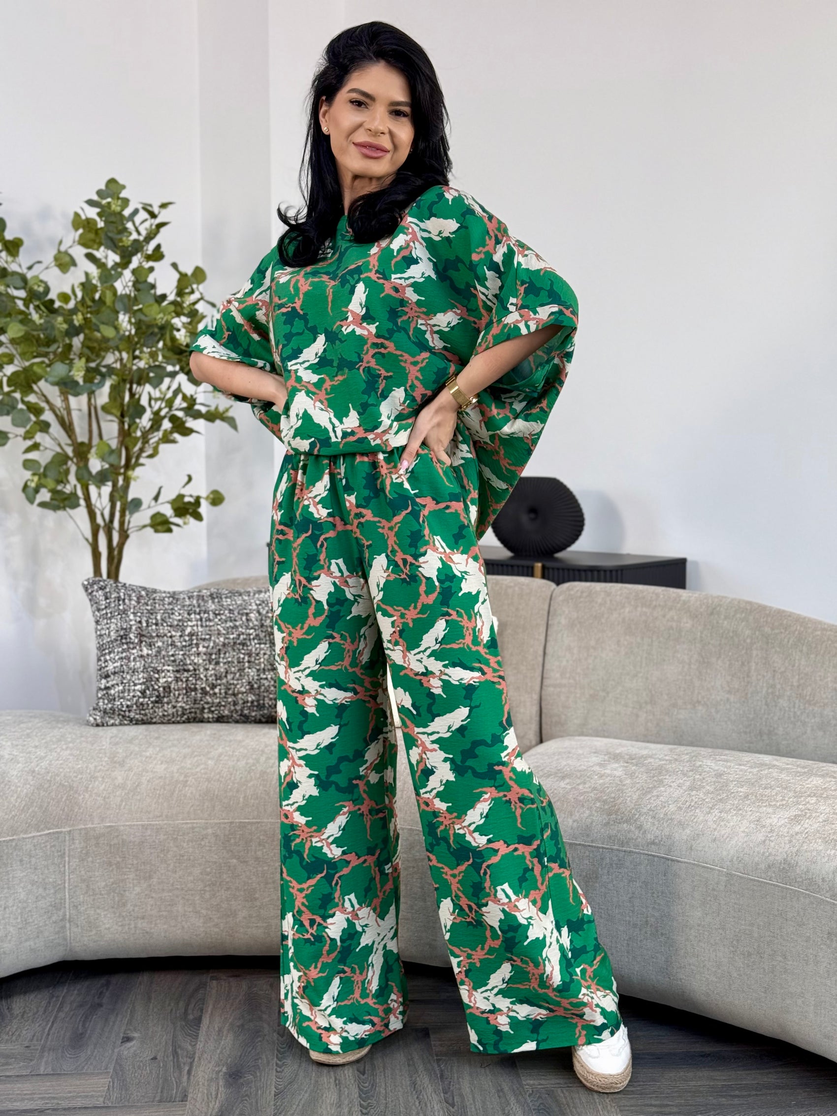 Costum Vanilla Print - Green