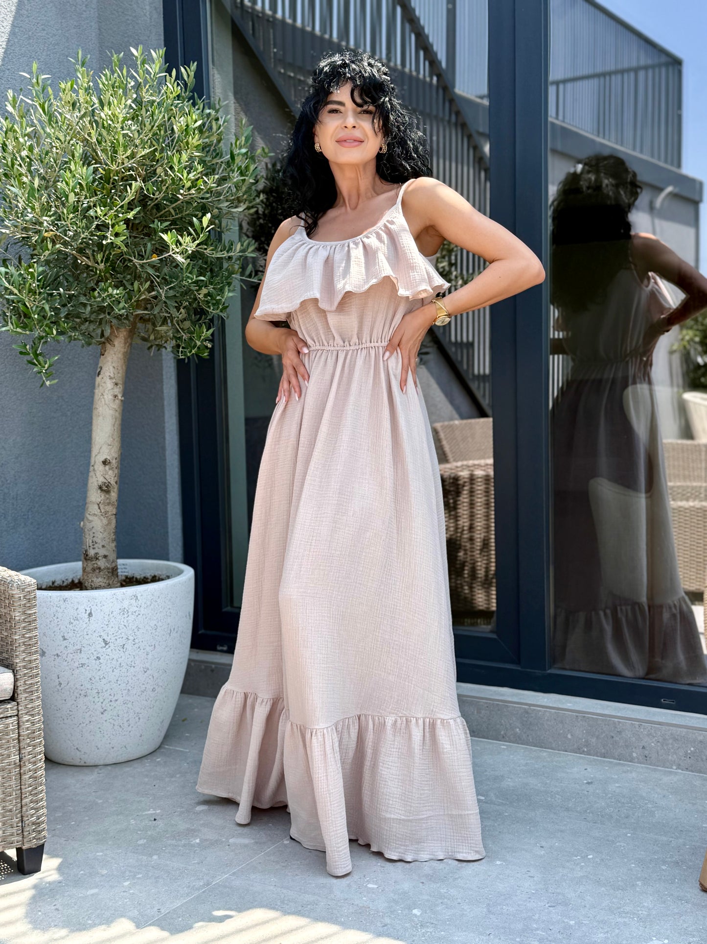 Rochie Rozalia - Mocha Touch