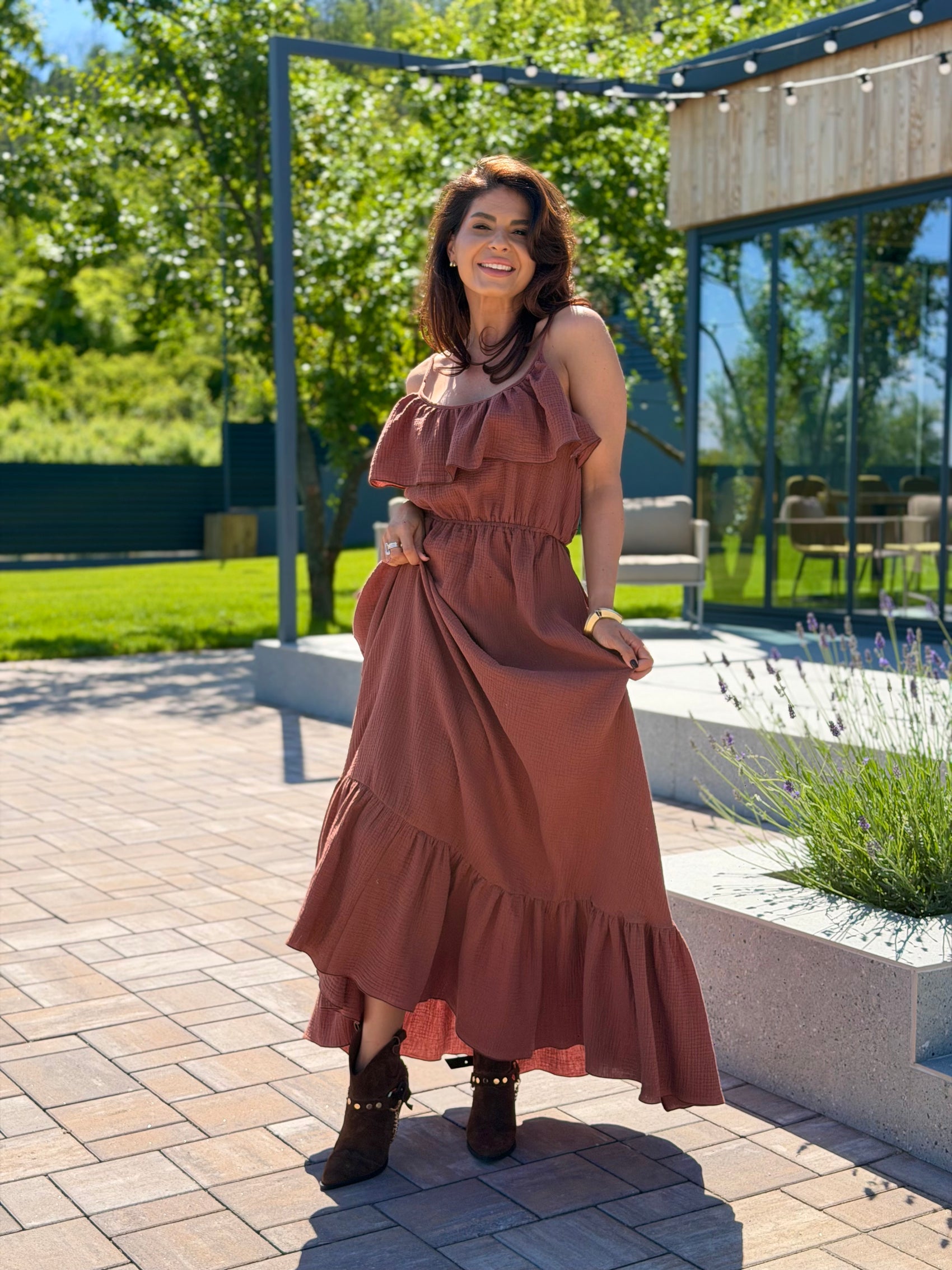 Rochie Rozalia - Chocolate