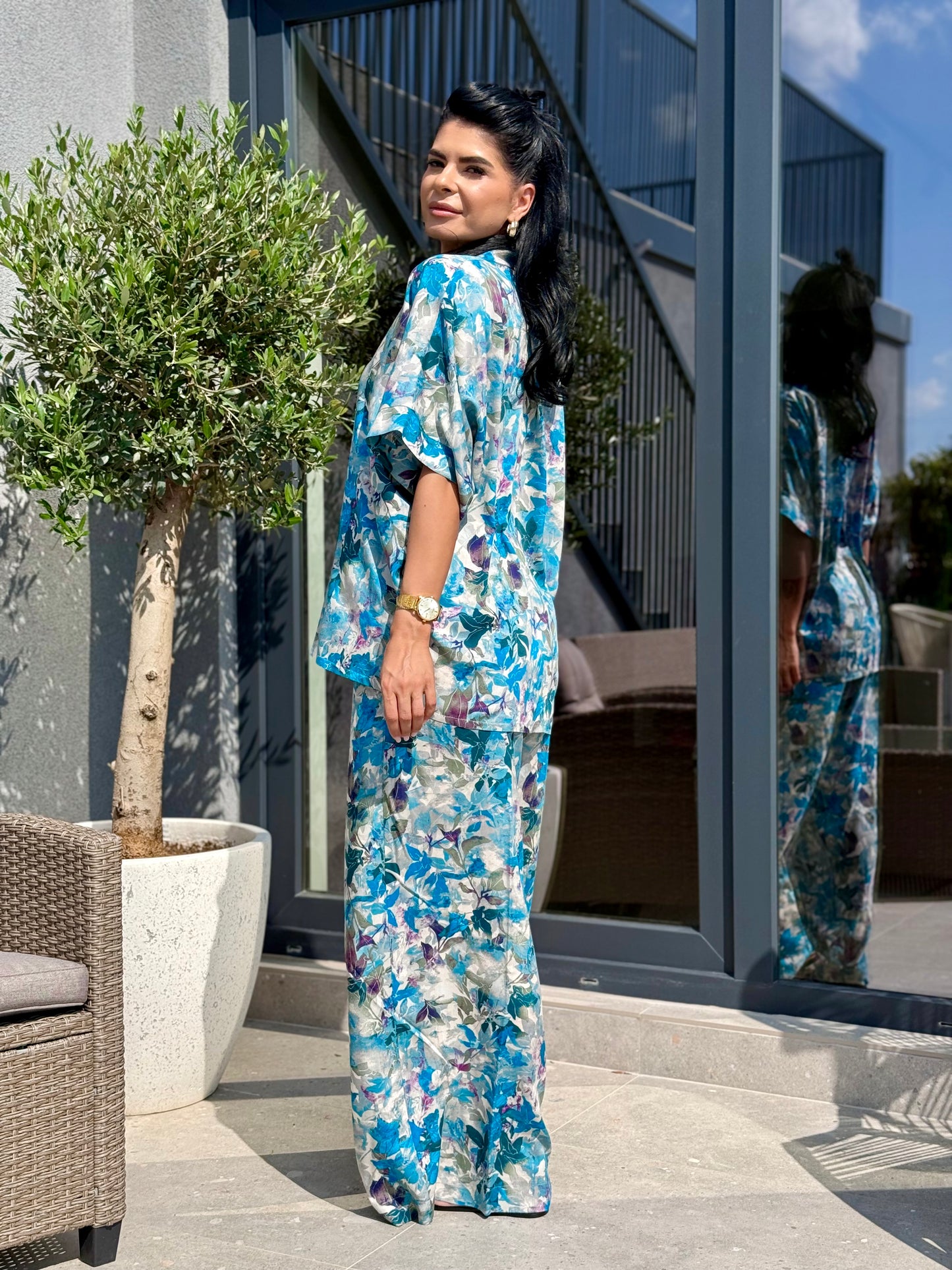 Costum Flower - Blue Ciel