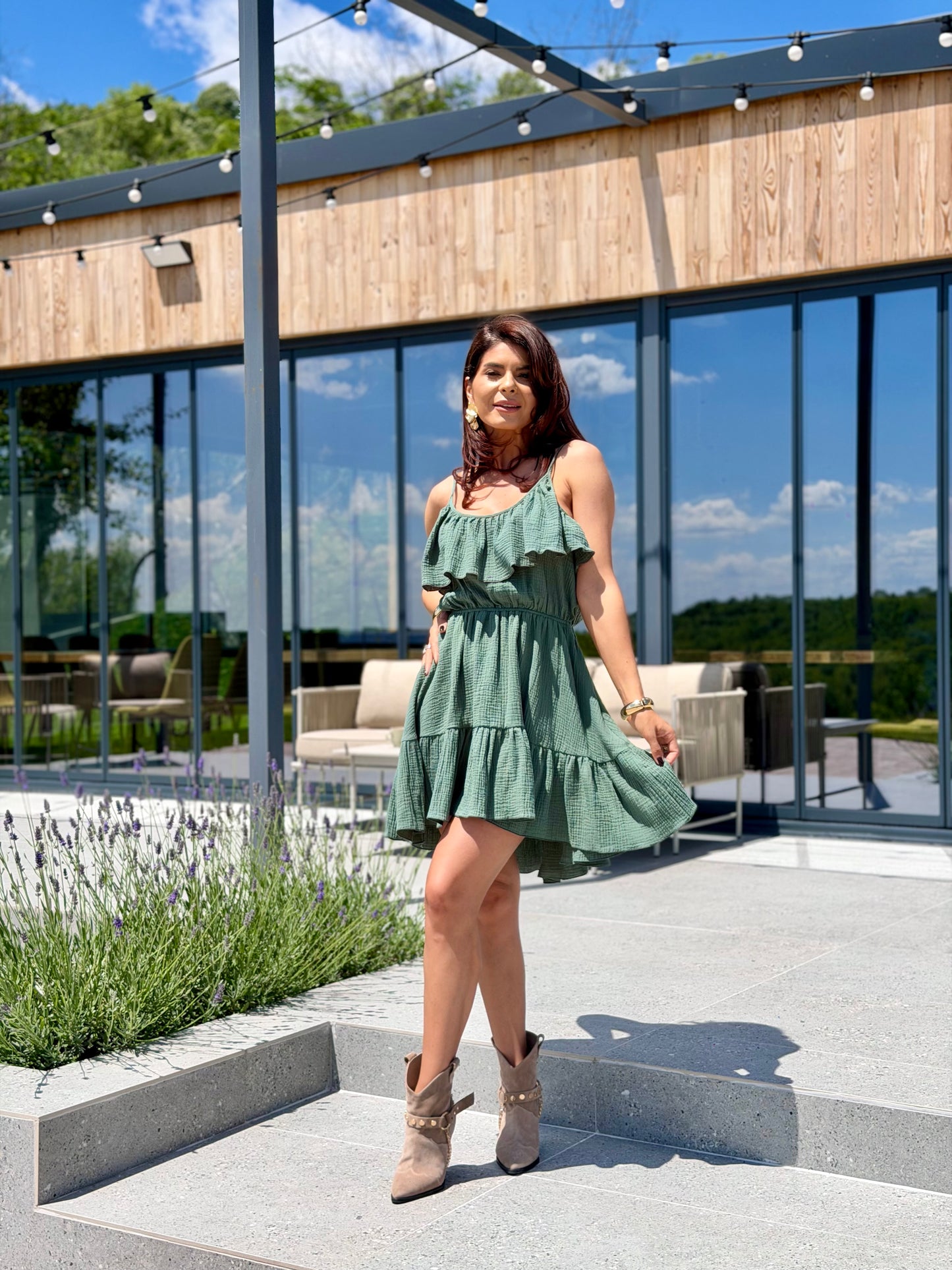 Rochie Natalia - Eucalyptus