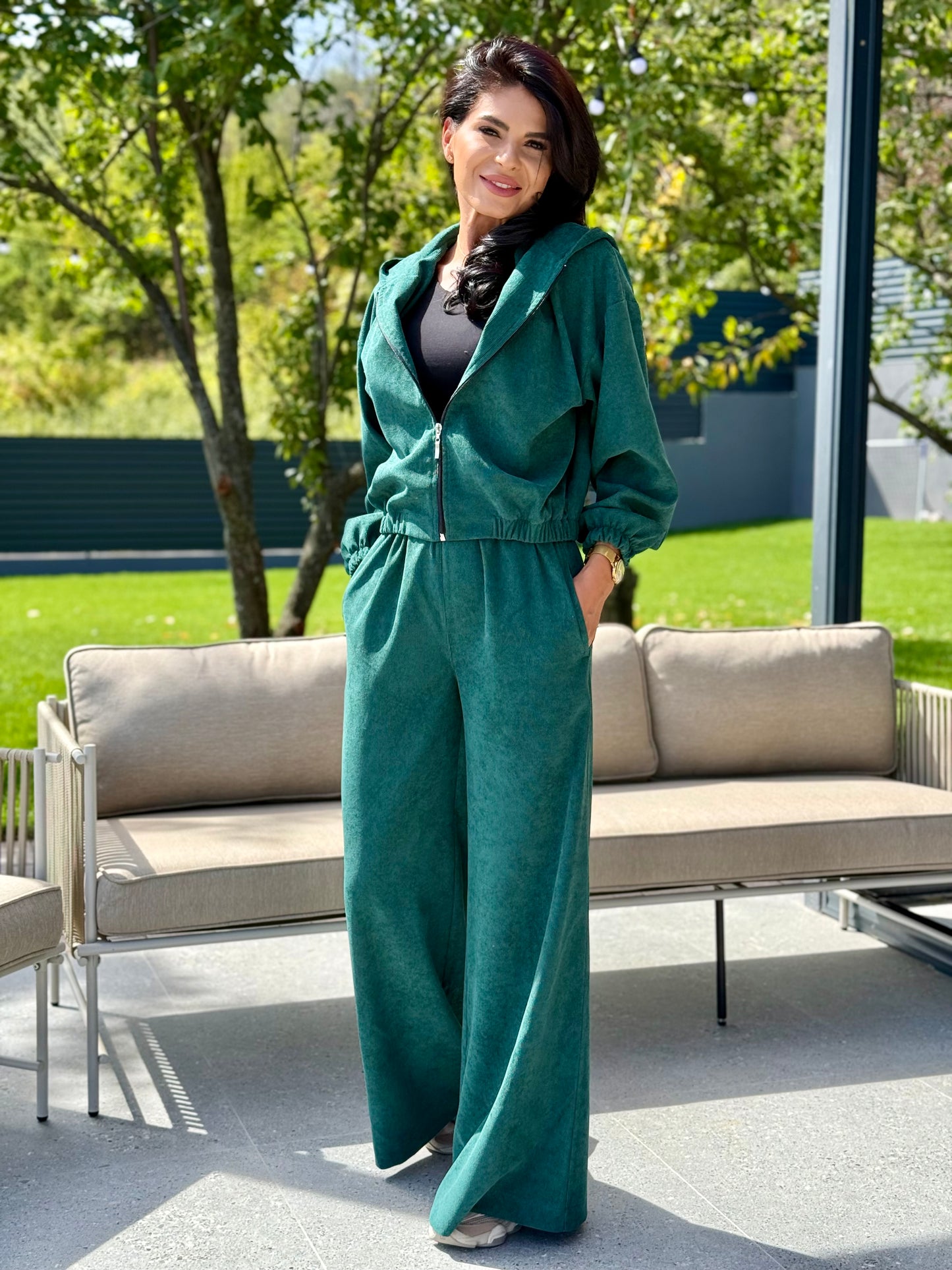 Costum Misha - Verde Smarald