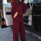 Costum Nessa - Burgundy