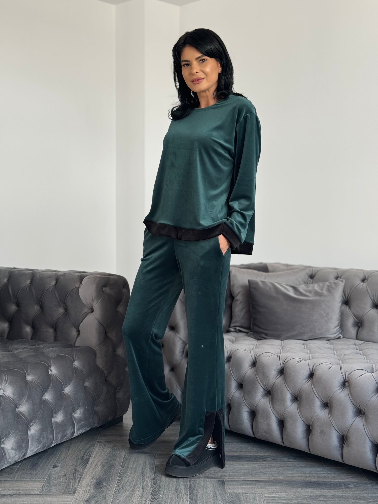 Costum Iovana - Verde Smarald
