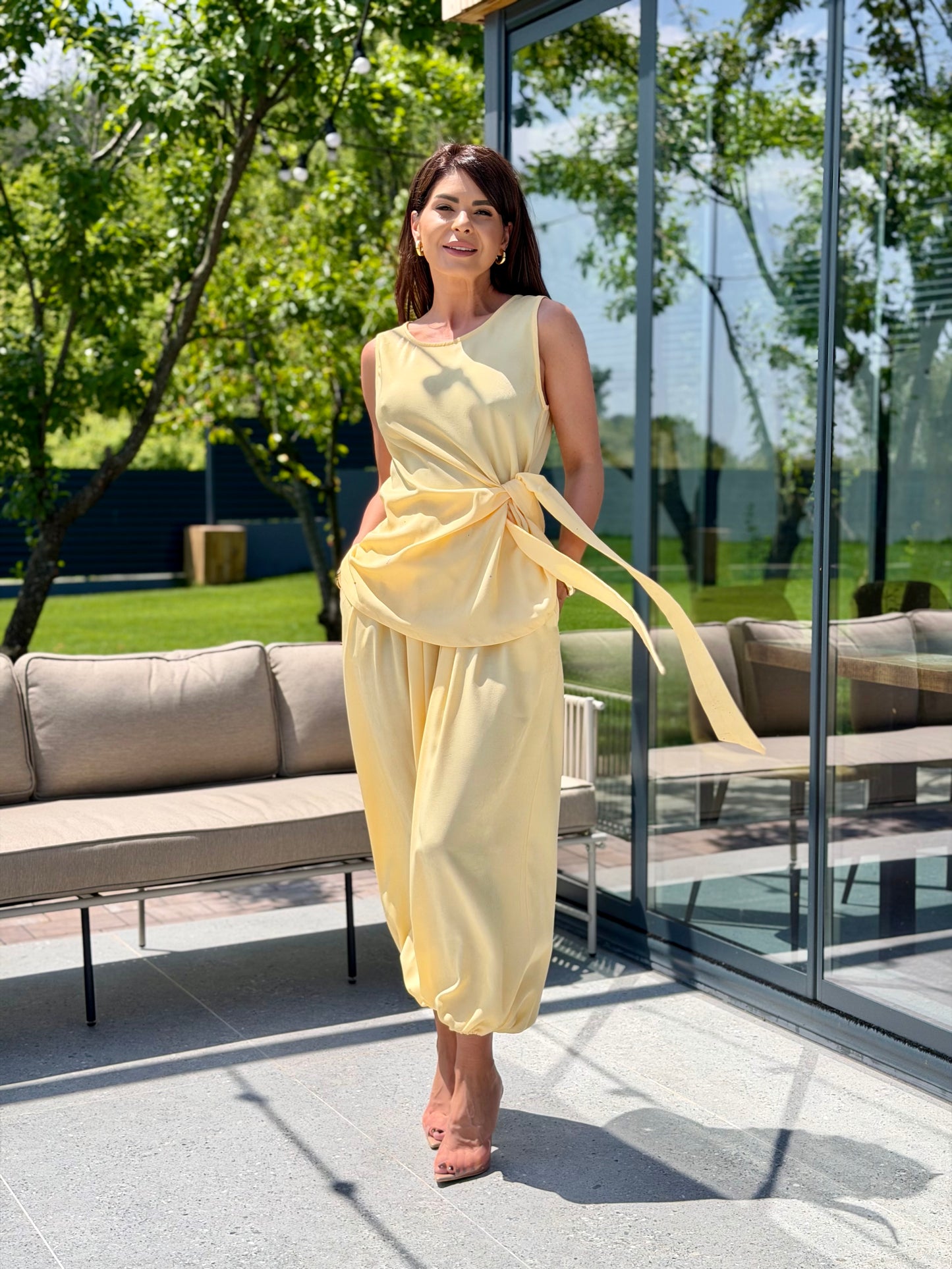 Set Zeynep -  Galben Pai