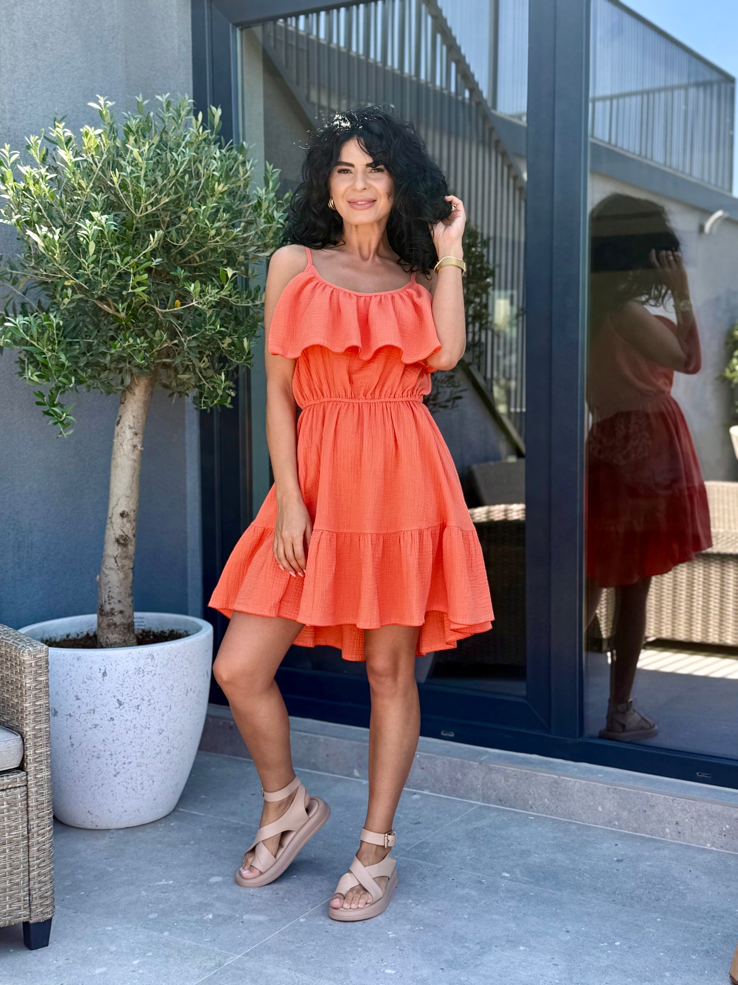 Rochie Natalia - Orange